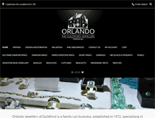 Tablet Screenshot of orlandojewellers.com